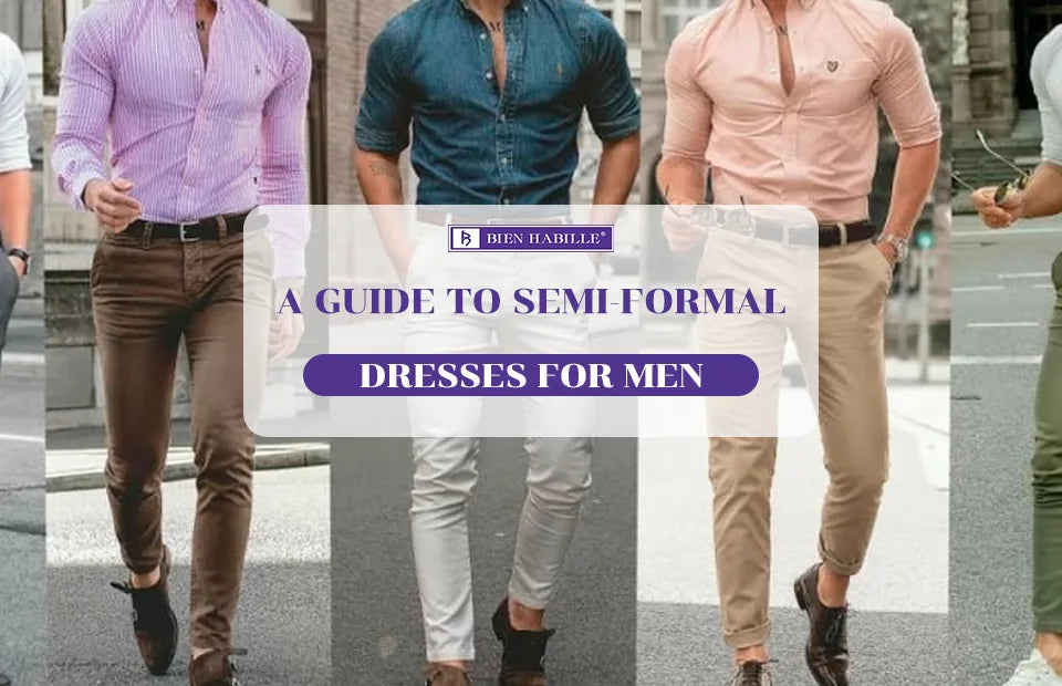 A Guide to Semi-Formal Dresses for Men – Bien Habille