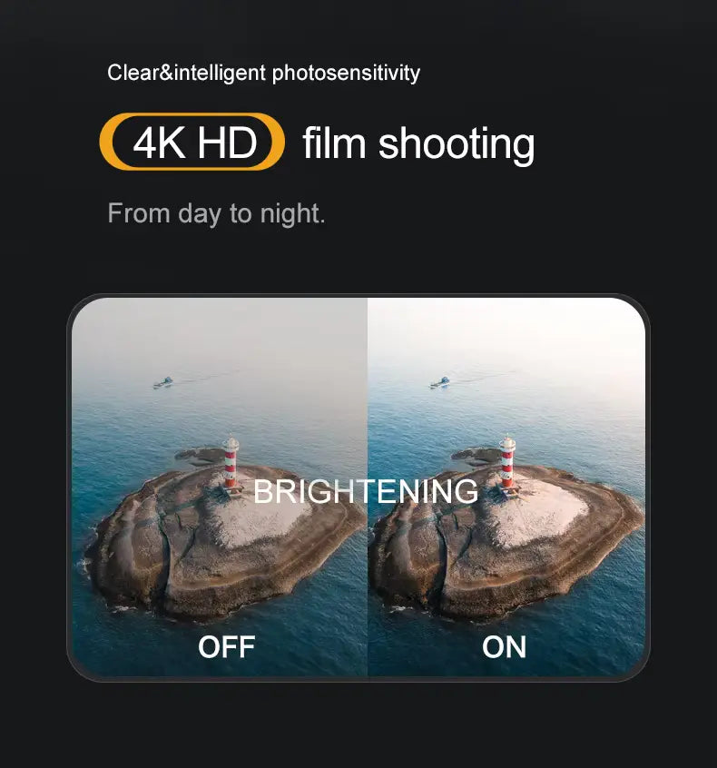 Folded version of lightweight 4K drone