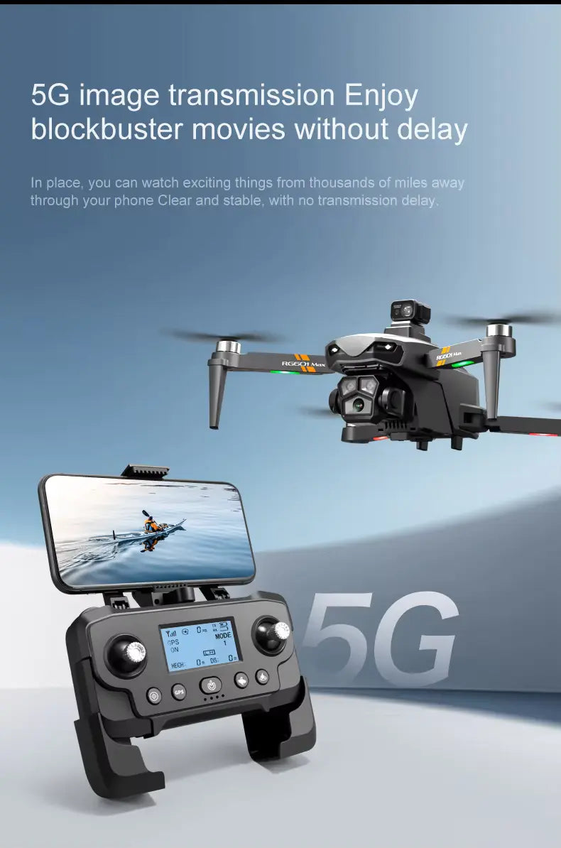 GPS return-to-home feature for safe drone flights