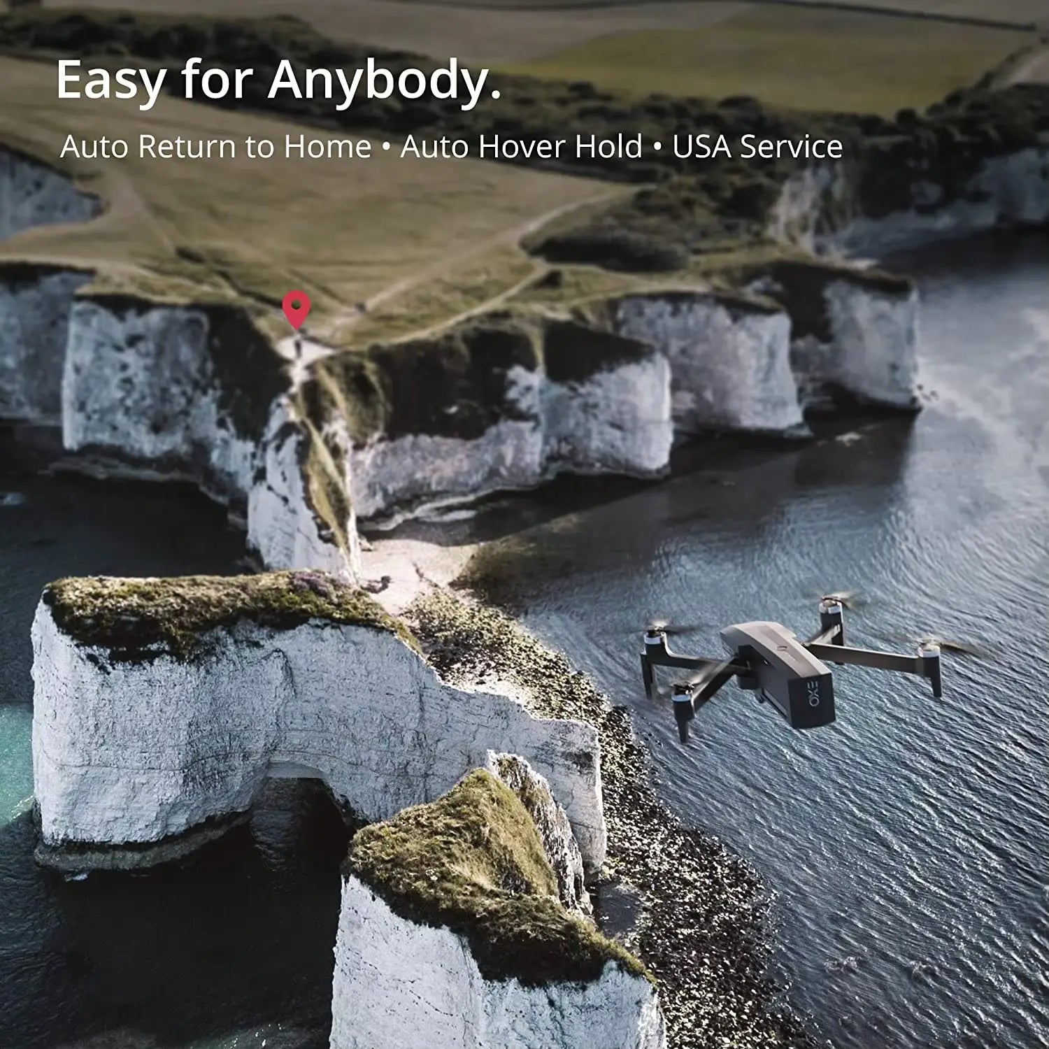 Drone follow me mode auto tracks your movement