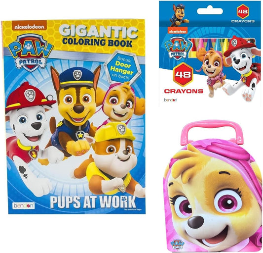 Paw Patrol Coloring Book Gift Set for Kids with 192 Coloring Pages