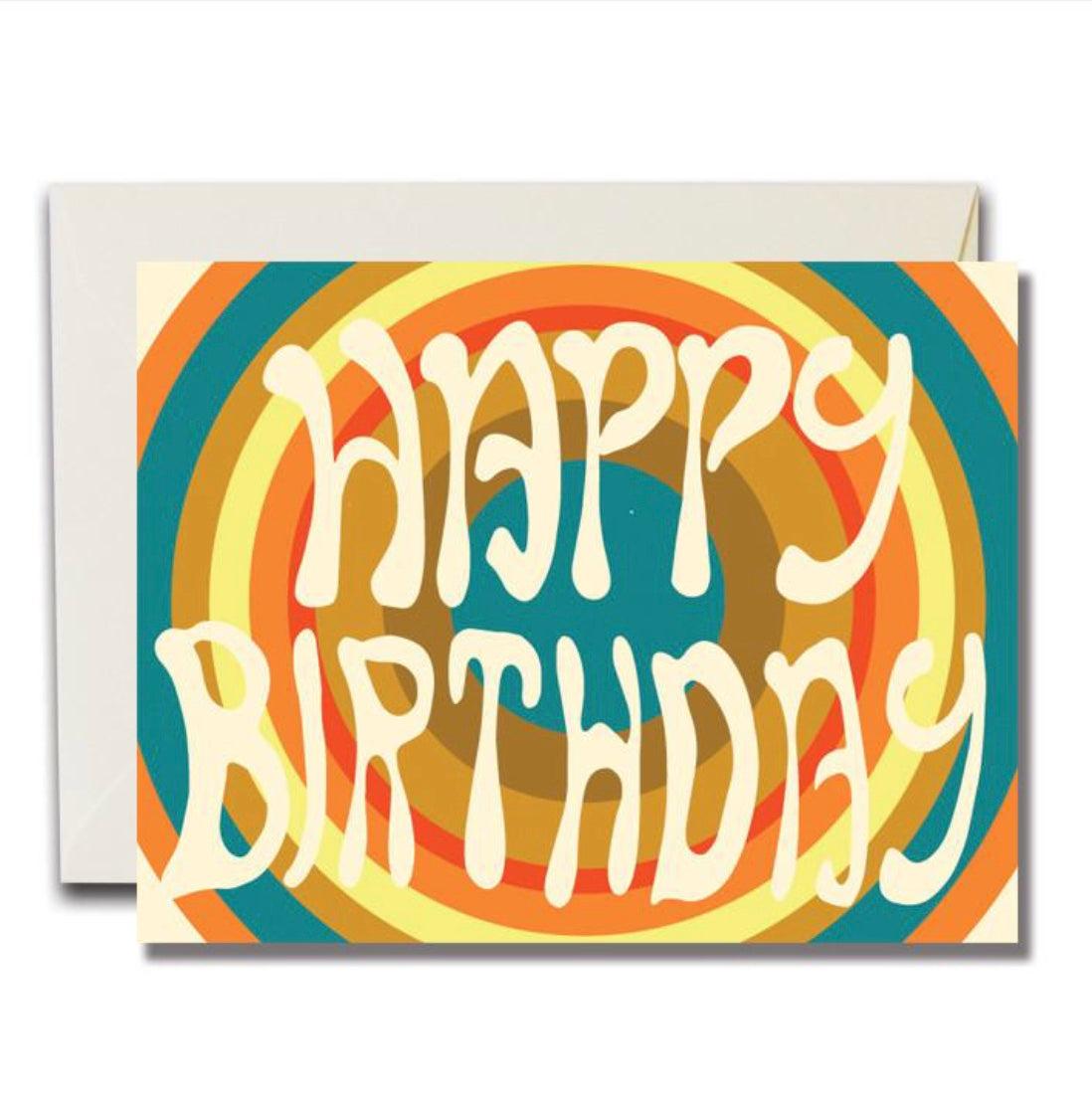 Rainbow Vision Happy Birthday Trance Card