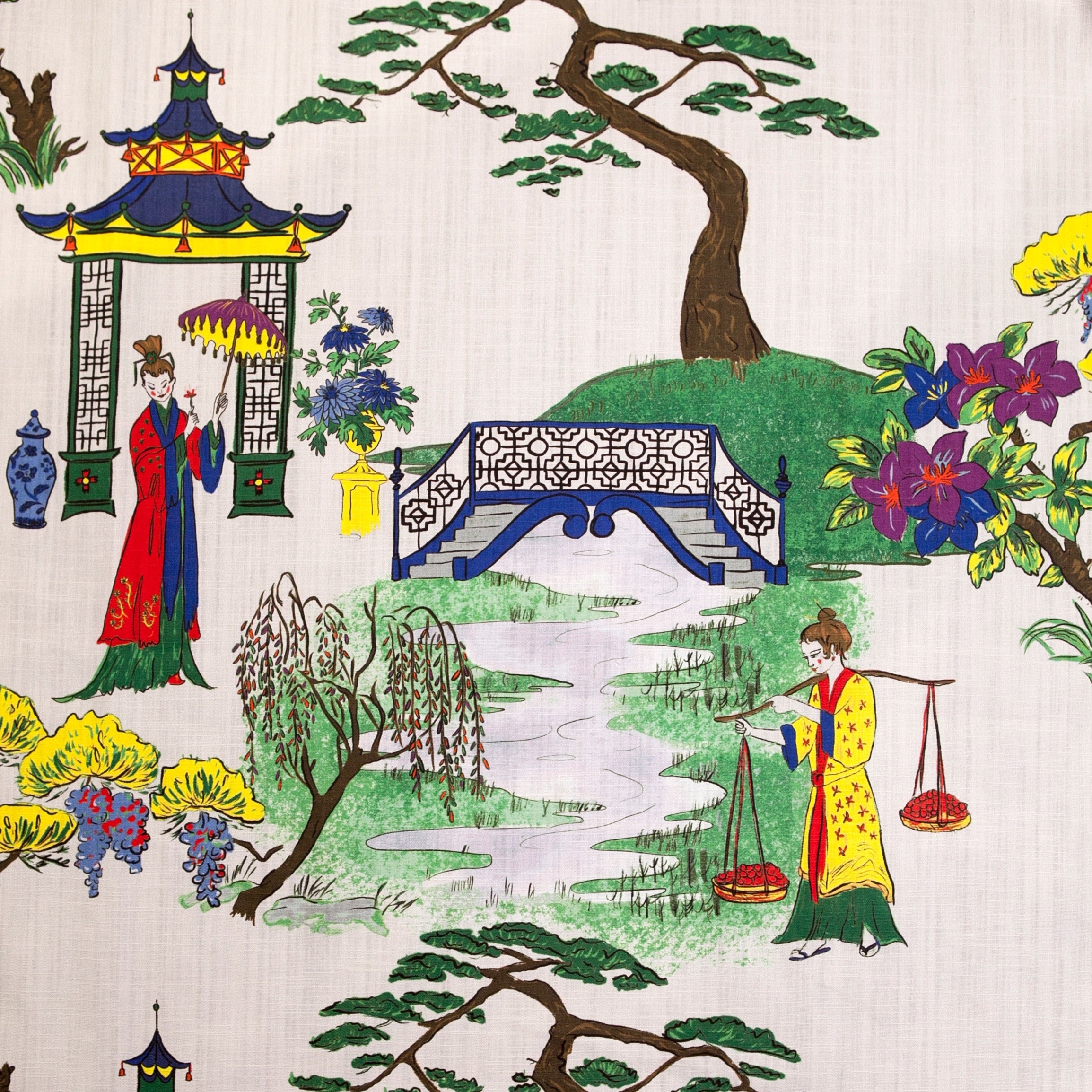 Cordelia Park Toile - in Summer Palace