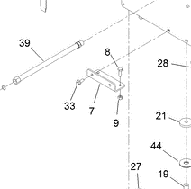 132-8940-03 - Reference Number 7 - Hydraulic Tank Bracket