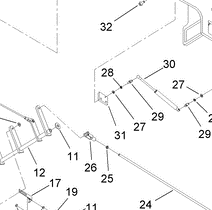 ST57435 - Reference Number 31 - Pivot Plate - toro mud buggy parts