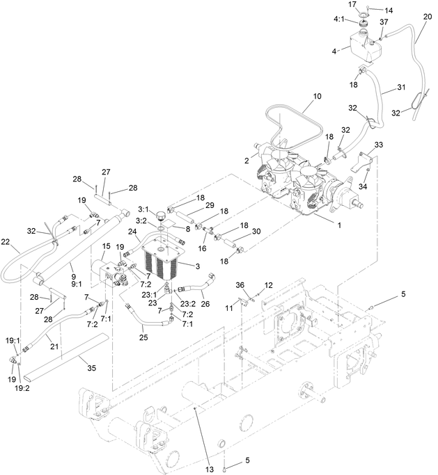 toro tracked mud buggy drive system diagram