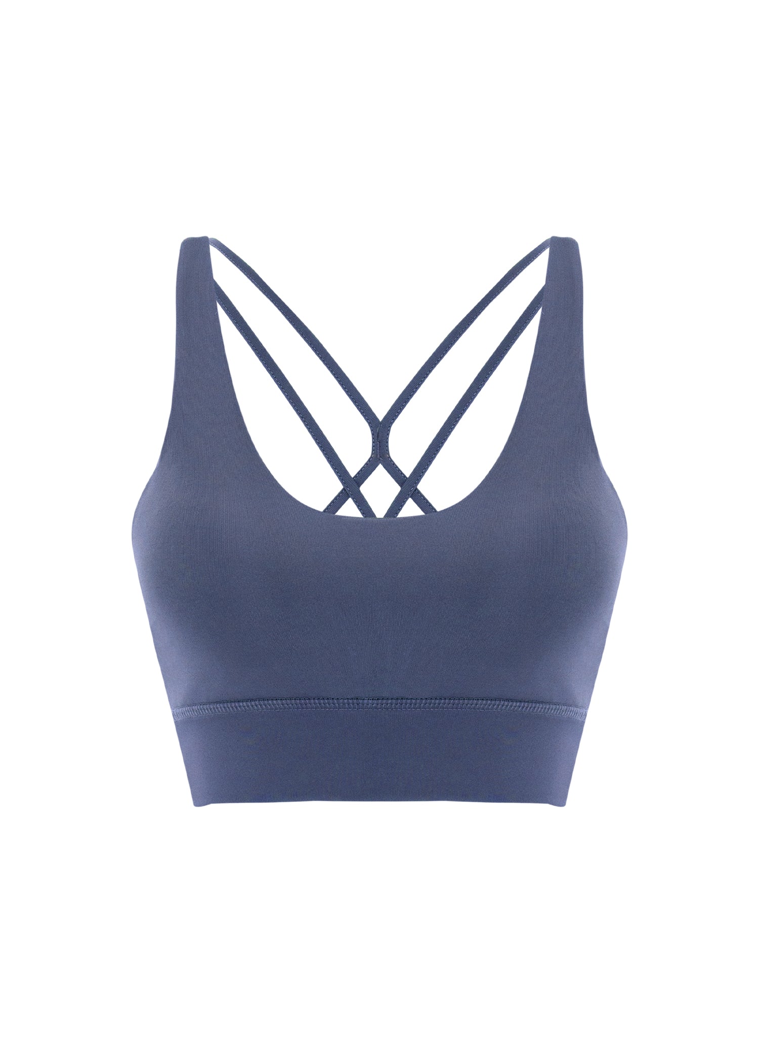 Nui Yoga Hori - Lilac Organic Cotton Sports Bra