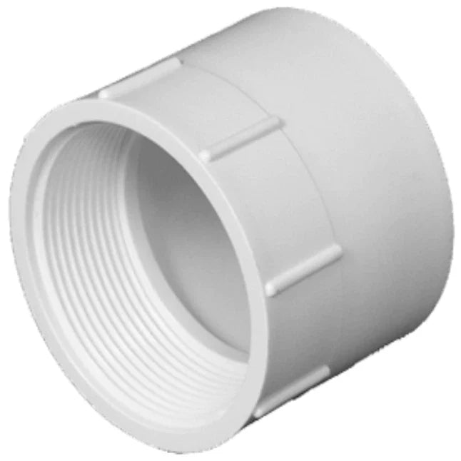 Charlotte Pipe 2 In. Hub X 2 In. Fpt Schedule 40 Dwv Pvc Adapter (2" x 2")