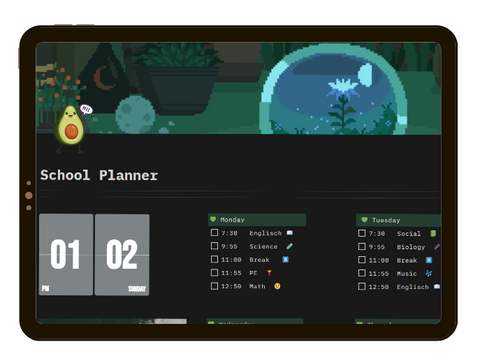 Notion-School-Planner-Template