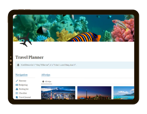 Notion-Travel-Planner