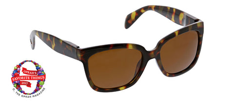 Peepers Palmetto tortoise sunglasses Oprah's Favorite on white background