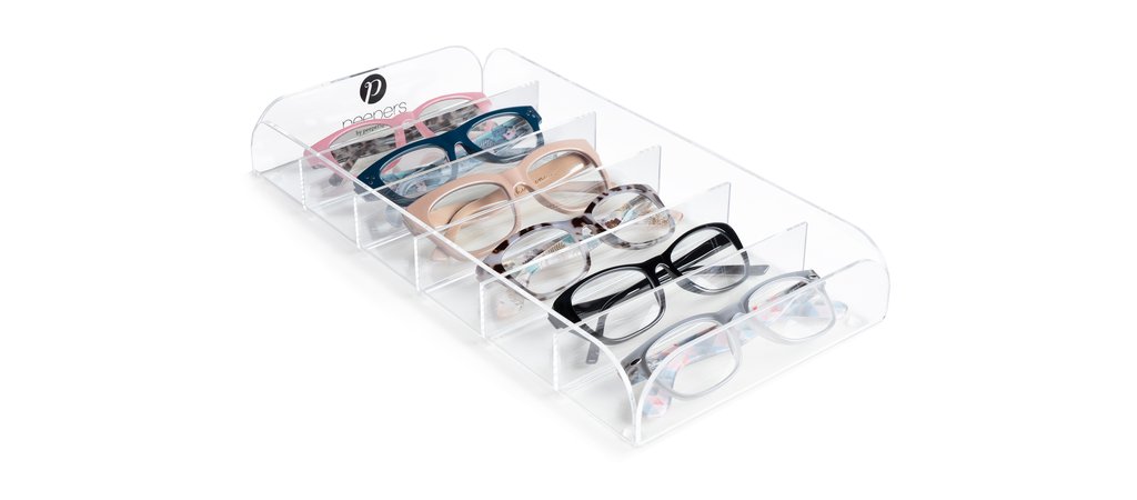 Peepers acrylic tray to store reading glasses