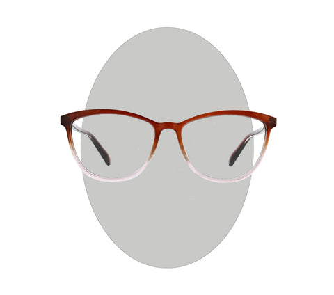 Oval Face Shape Glasses Diagram