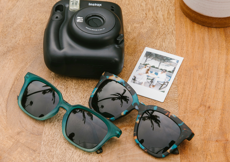 Women's Large Lens Retro Pattern Bifocal Reading Sunglasses — Troy's Readers