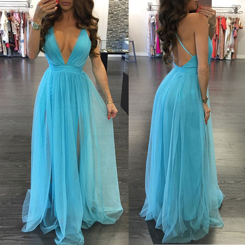 teal beach dress