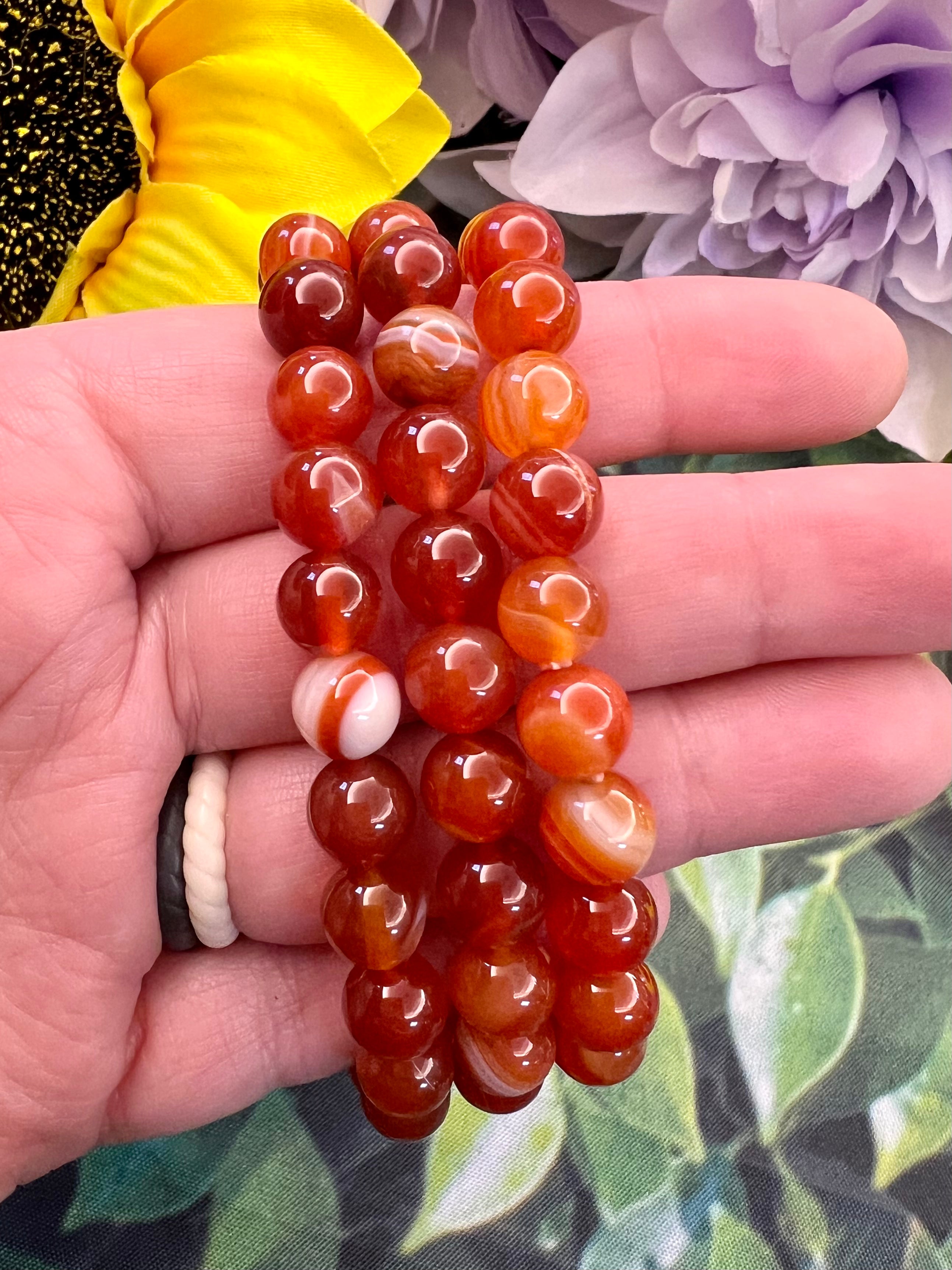 Carnelian 8mm Bracelet