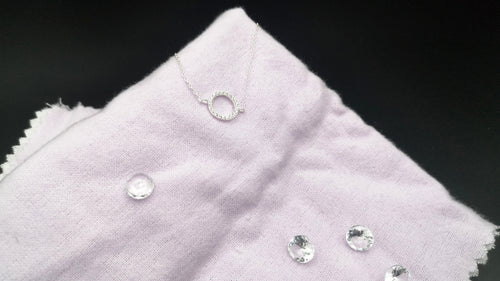 Diamond Set Circle Bracelet Available Through Argemti Luxus