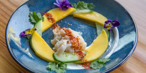 Geoduck crudo from our family-run restaurant, Chelsea Farms Oyster Bar