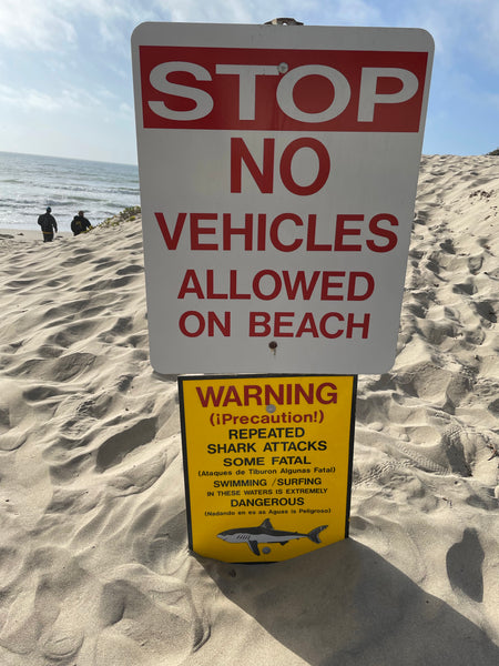 Shark Waning Sign