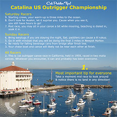 Tips for Catalina Crossing Outrigger Canoe Race