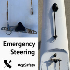 Emergency Steering Broken Rudder Cable Solution