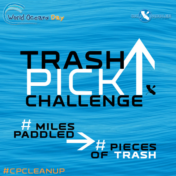 Cali Paddler Trash Pickup Challenge
