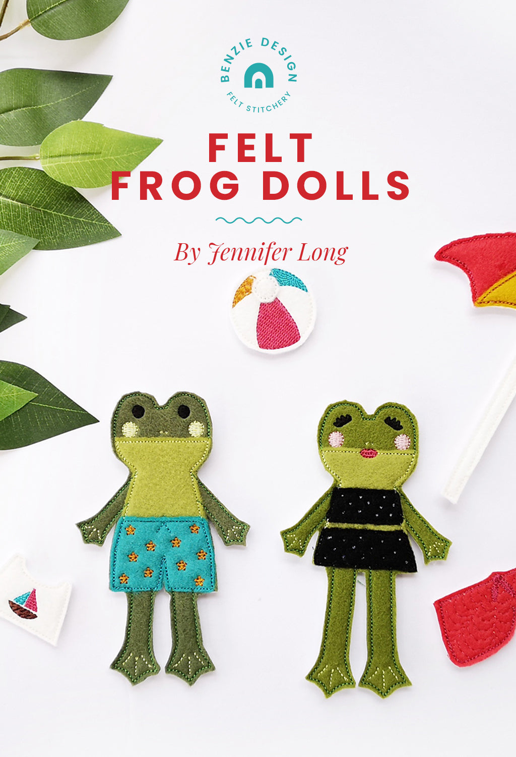 Felt frog doll tutorial