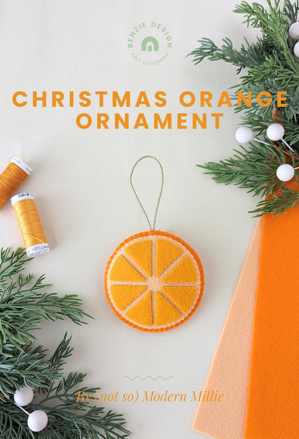 Christmas Orange Ornament Tutorial