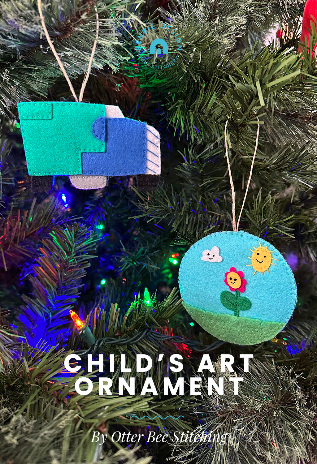 Child's Art Ornament Tutorial