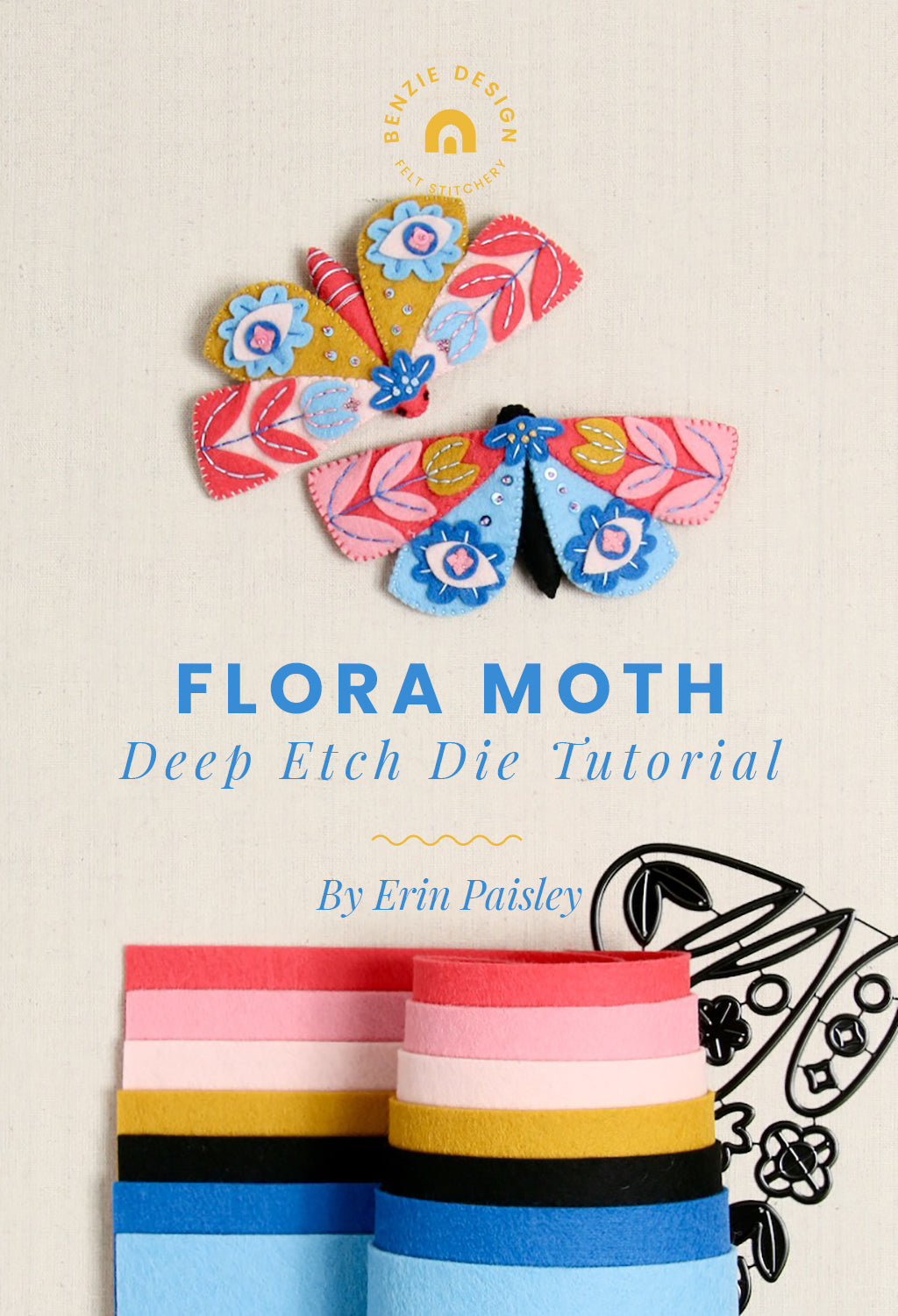 Flora Moth Deep Etch Die Tutorial