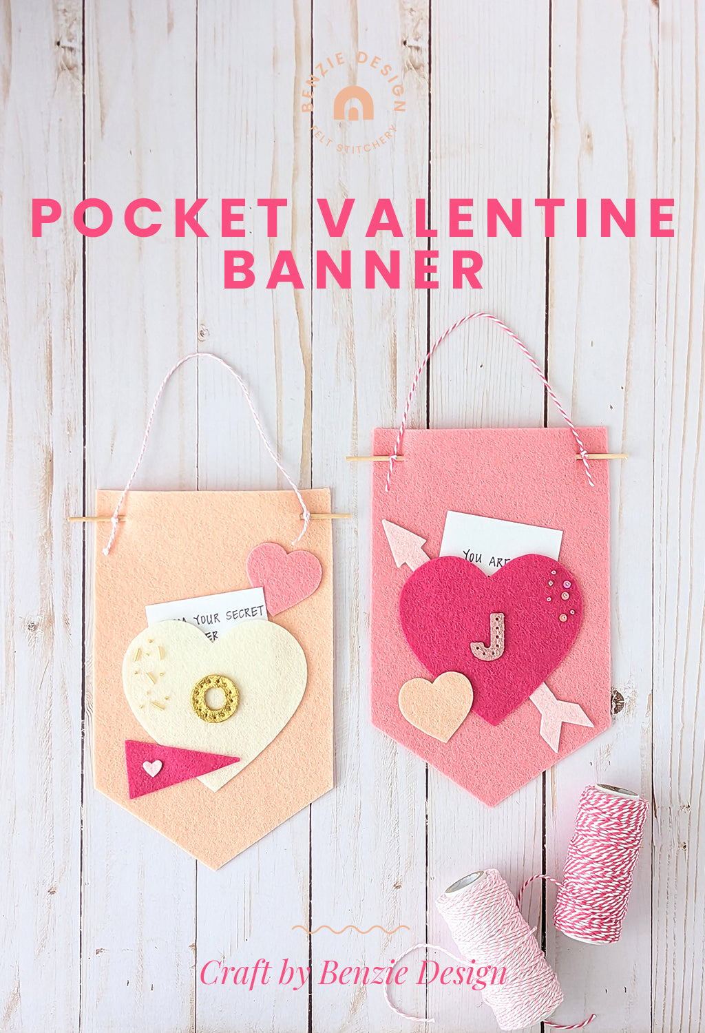 Pocket Valentine Banner