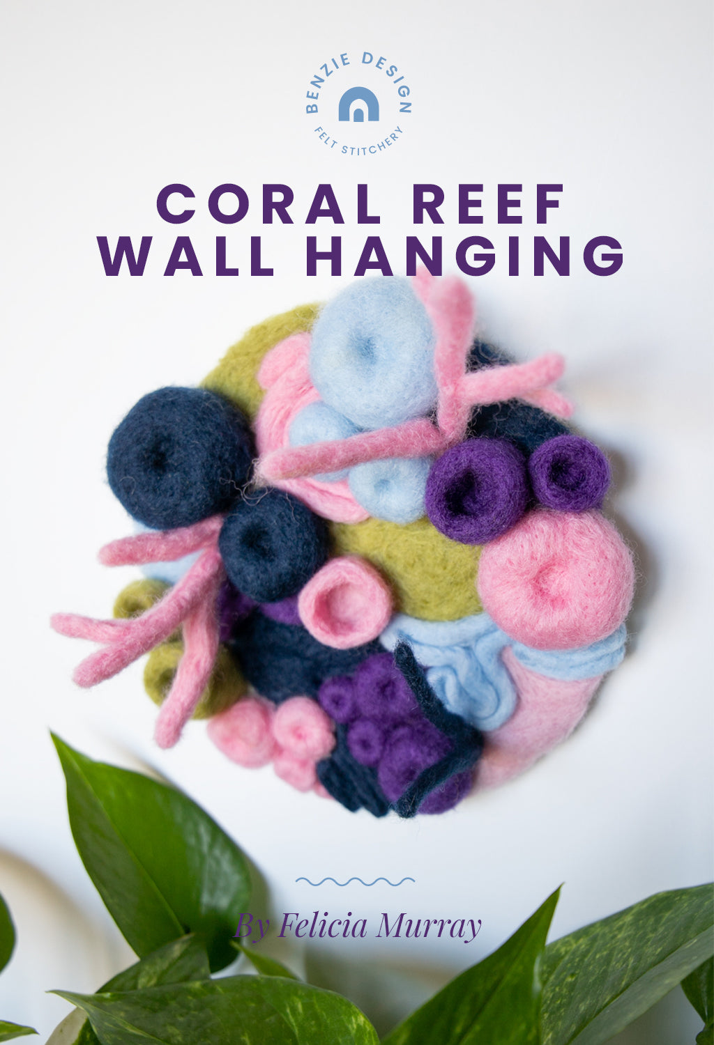 Coral reef wall hanging tutorial