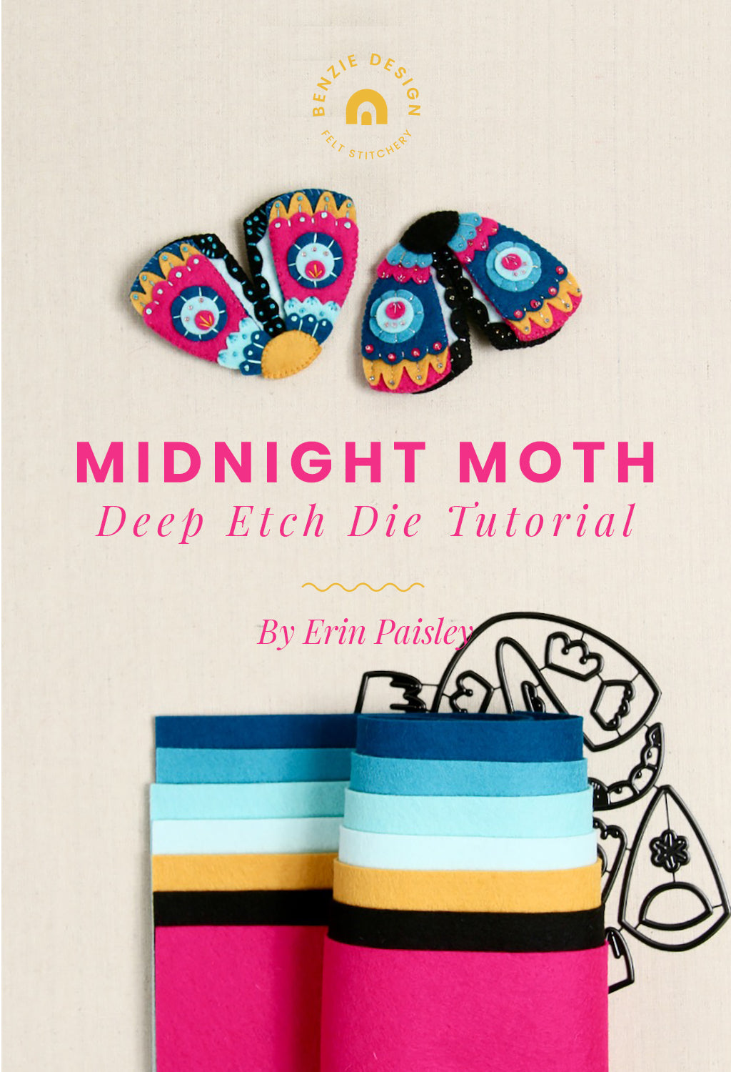 Midnight Moth Deep Etch Die Tutorial