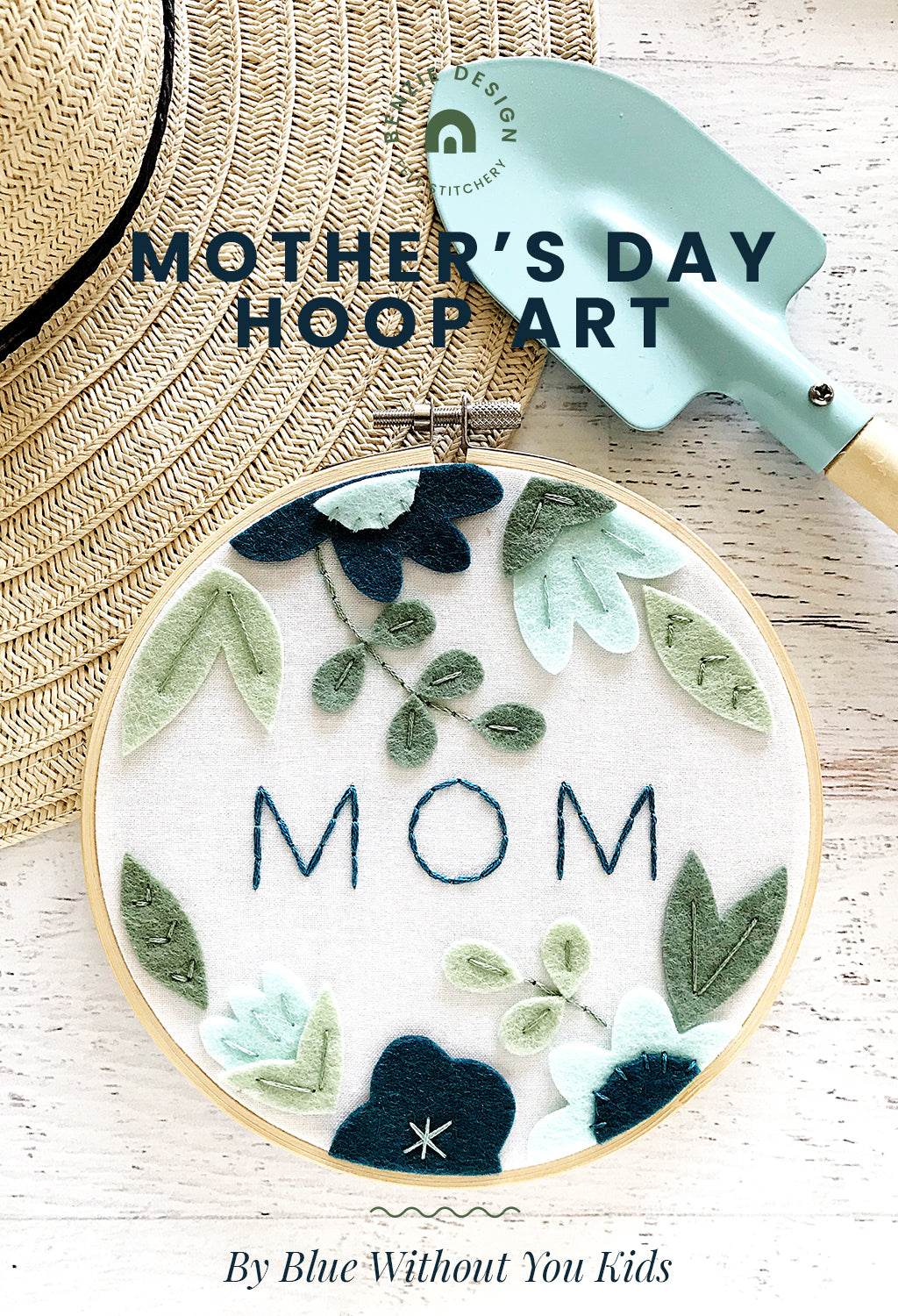 Mother's Day hoop art tutorial