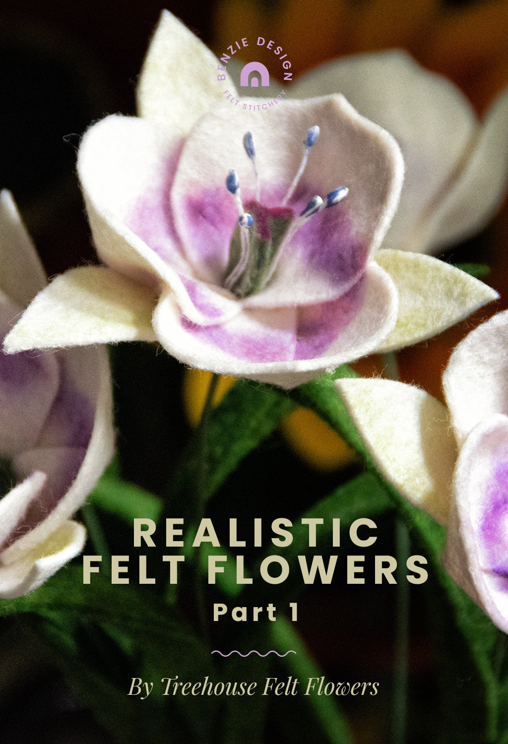 Realistic Felt Flowers tutorial