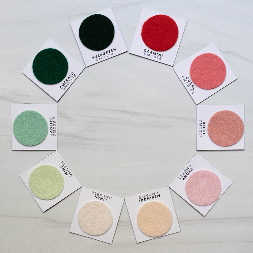 Christmas swatch palette