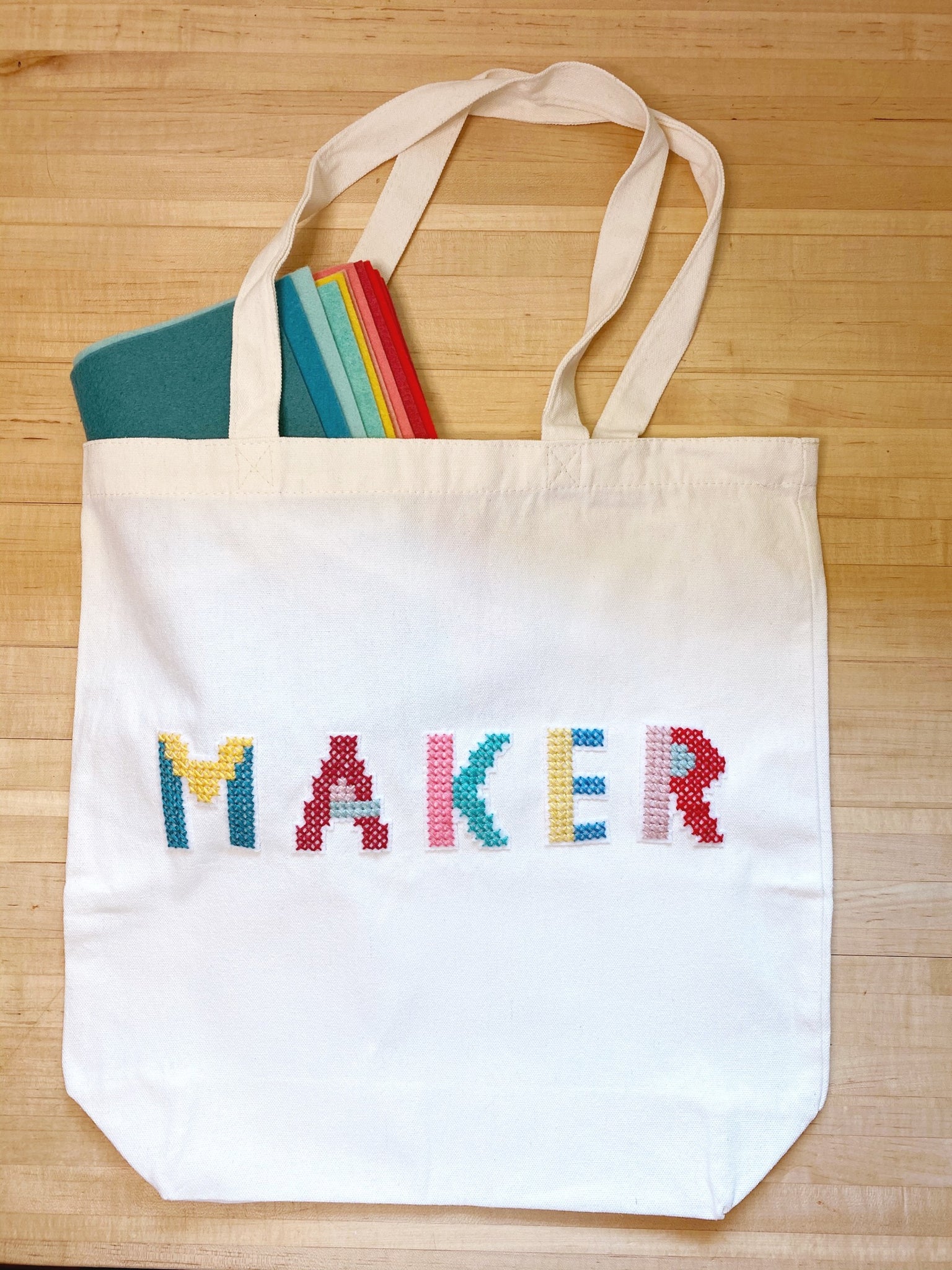 Stitched Tote Bag