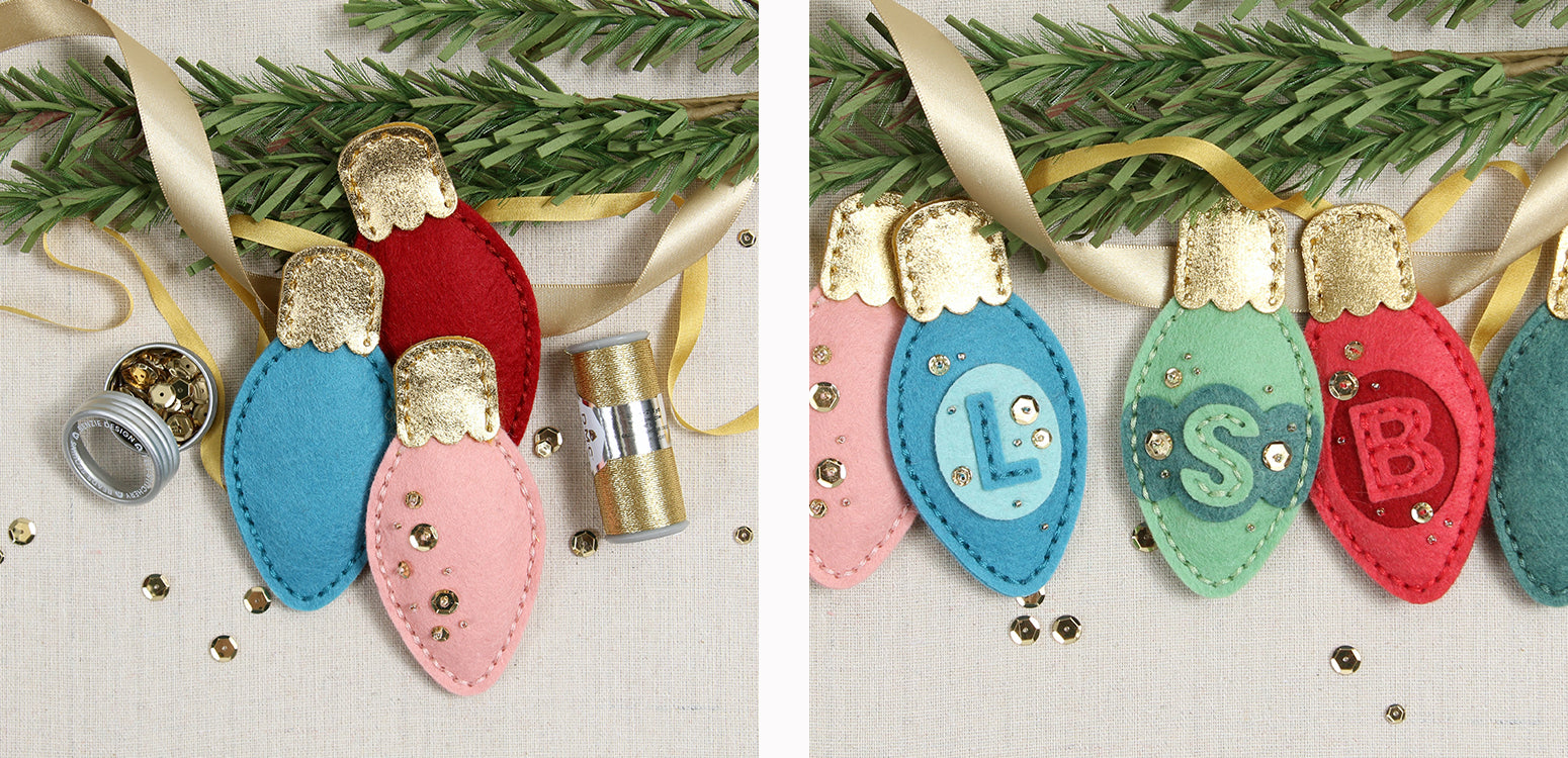 Finished ornament variations