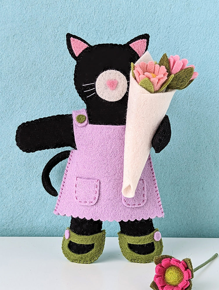 Finished May Flowers Kitty