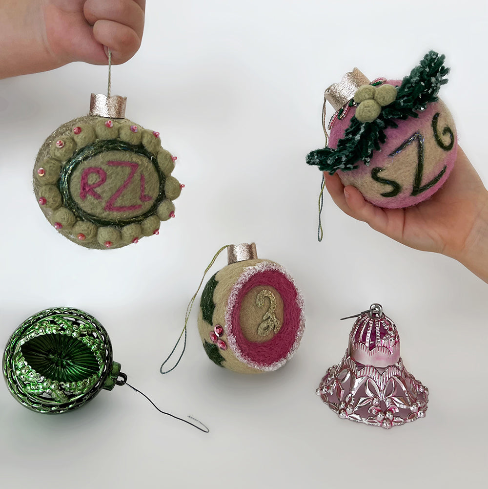 Finished set of ornaments