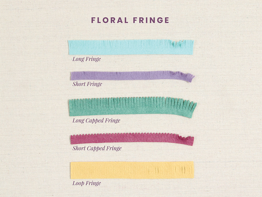 Floral fringe examples