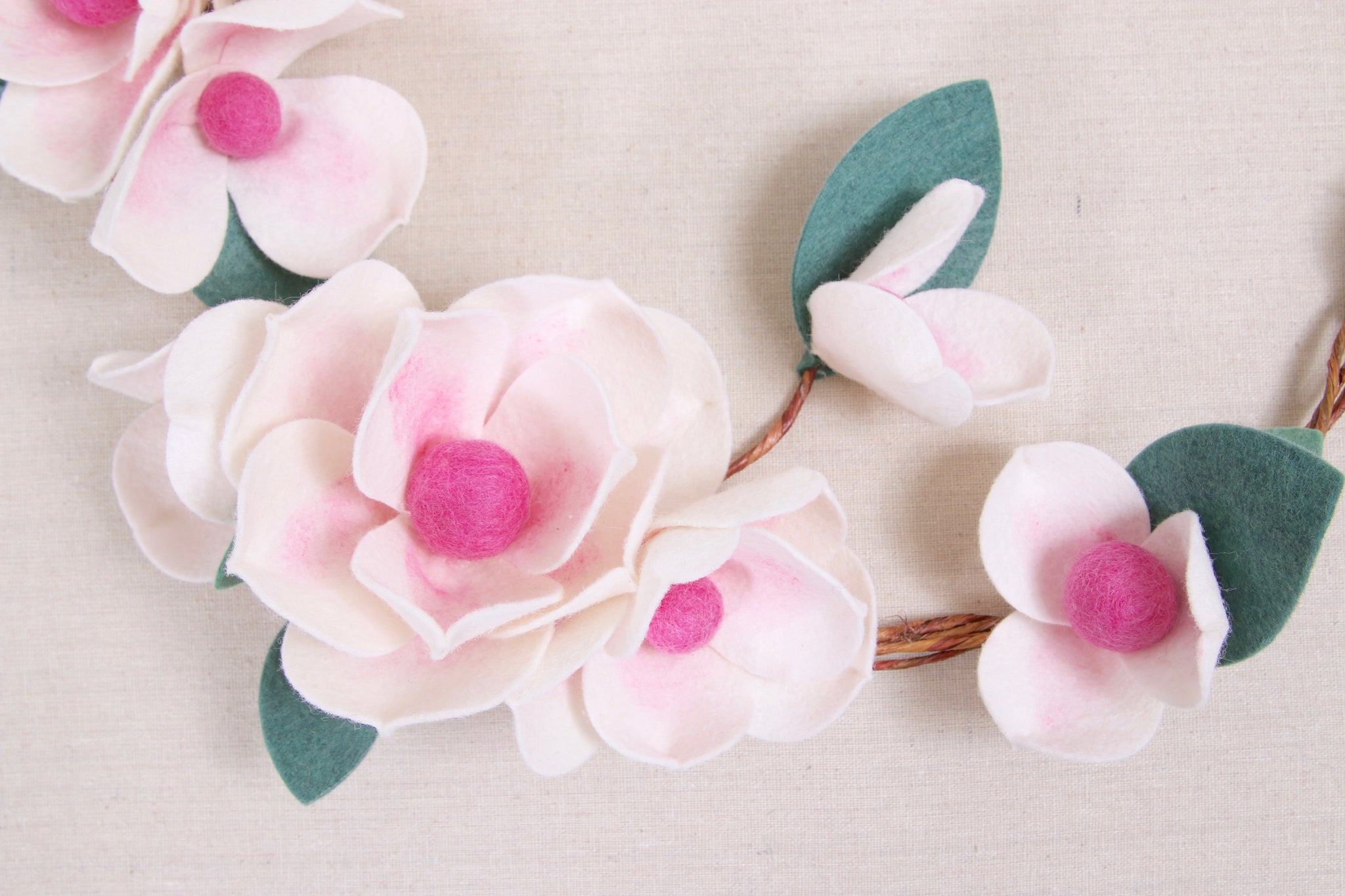 flower wreath diy