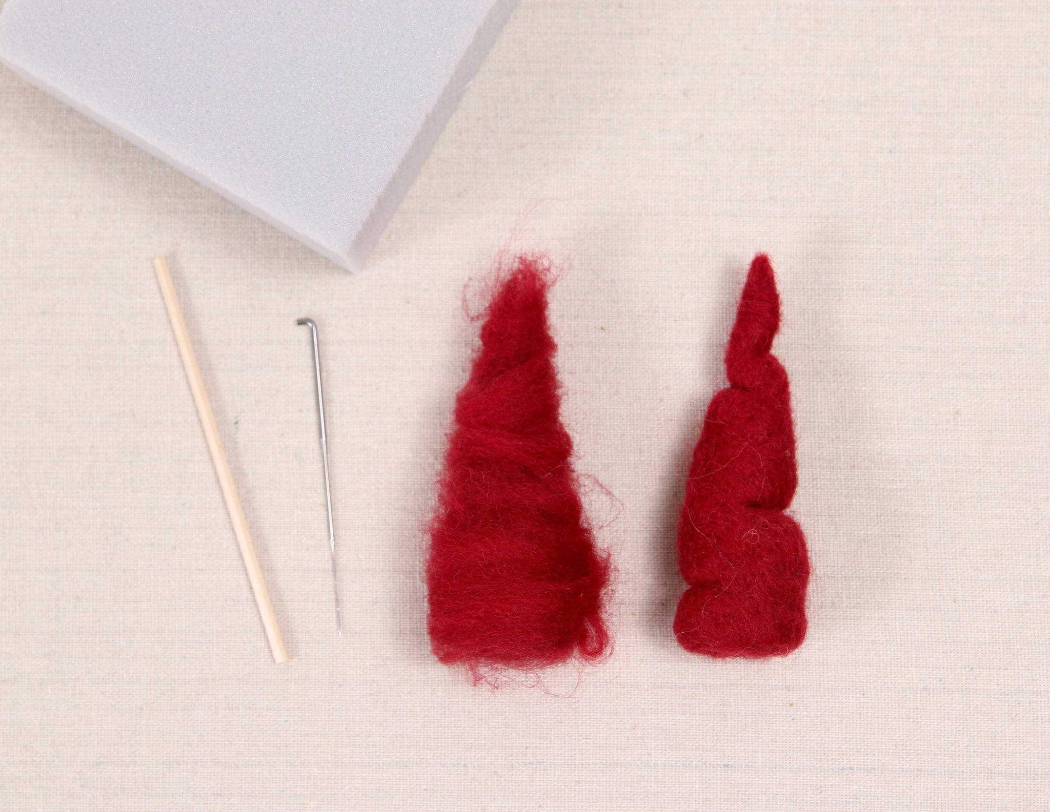 felted gnome hat