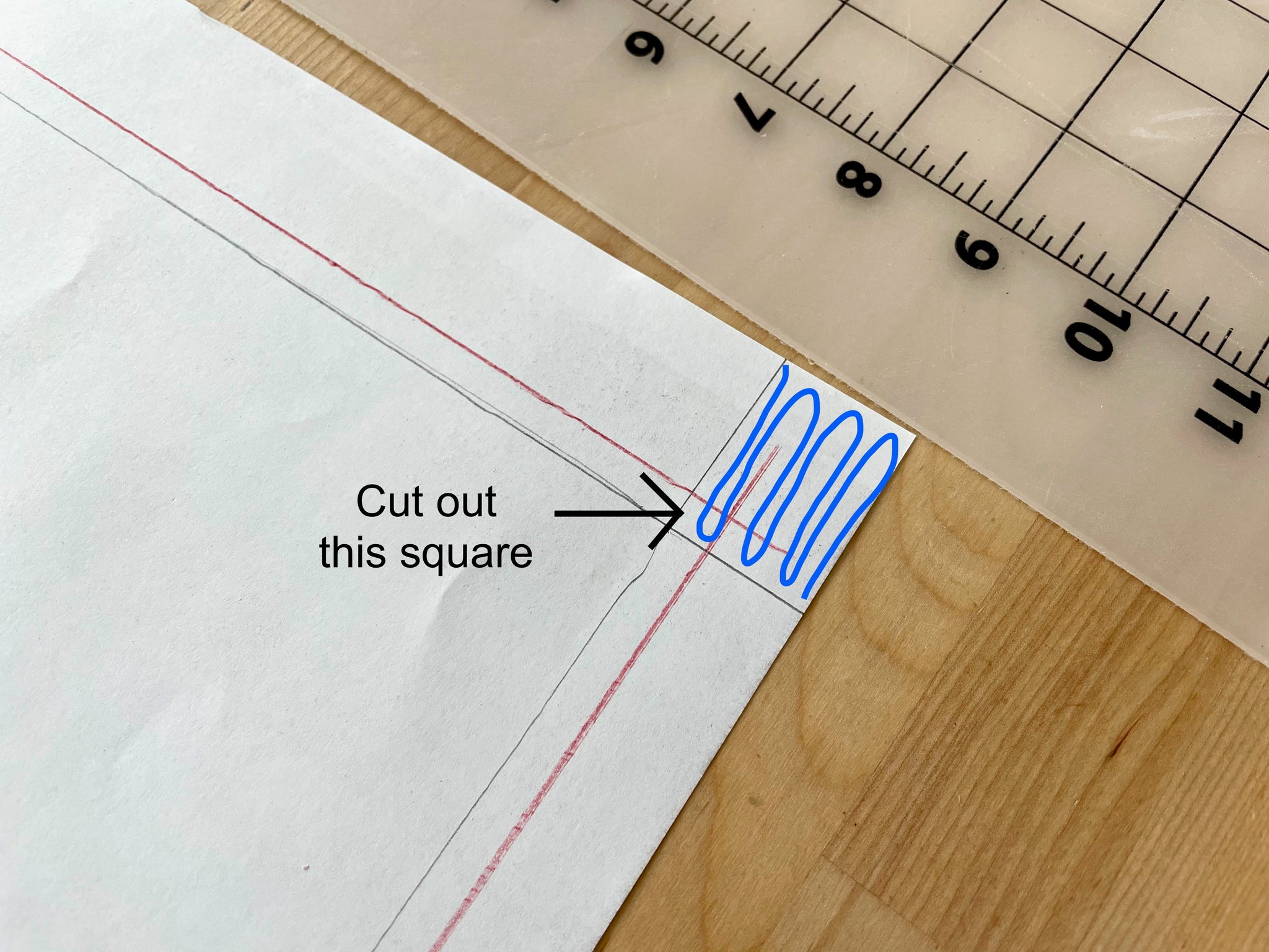 Cutting out flooring