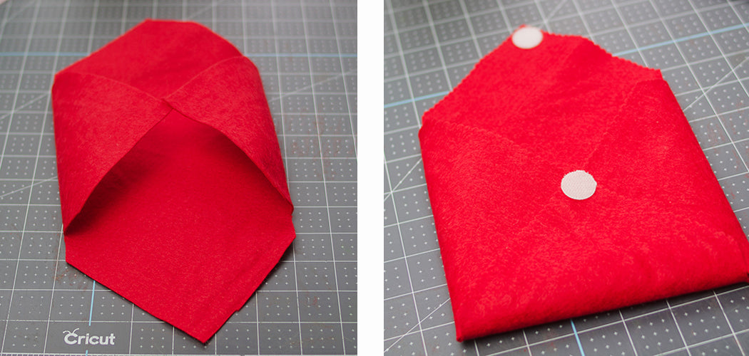 Folding felt envelope