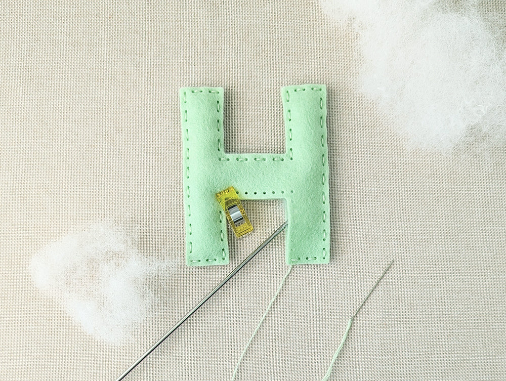 Stuffing last section of letter H