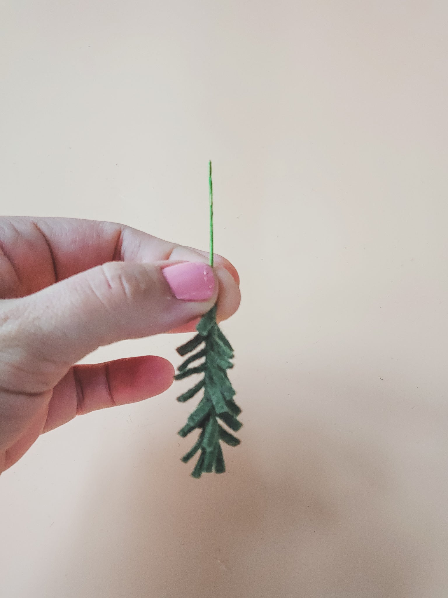 Felt Pinecones Step 9A