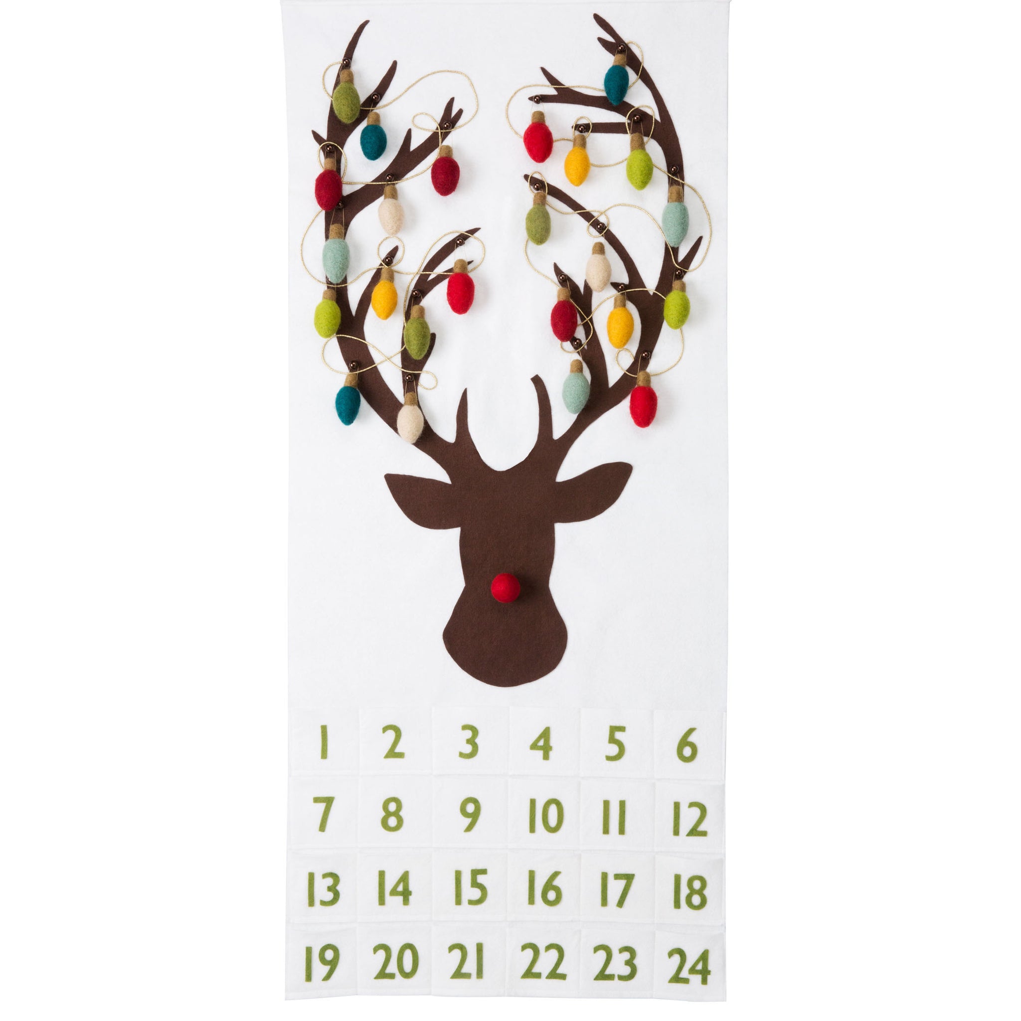 Rudolph The Red Nosed Reindeer Classic Lights Advent Calendar Pattern