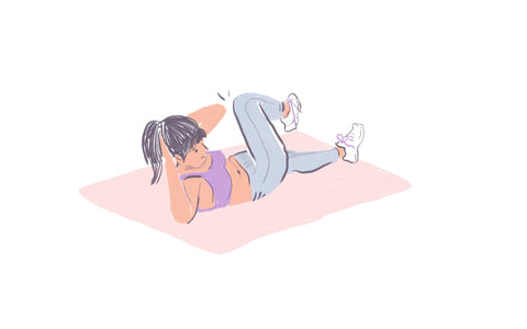 ejercicios de abdominales crisscross