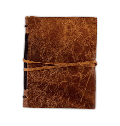 Leather Bound Journal Rustic Style Guest Book Sweet Heart Details